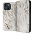 Vanilla Marble iPhone 15 Plus Folio Case