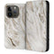 Vanilla Marble iPhone 15 Pro Folio Case
