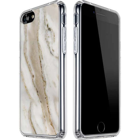 Vanilla Marble iPhone SE (2nd & 3rd Gen) Clear Case