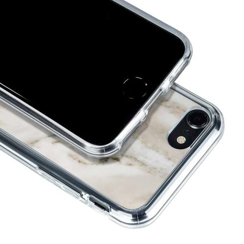 Vanilla Marble iPhone SE (2nd & 3rd Gen) Clear Case