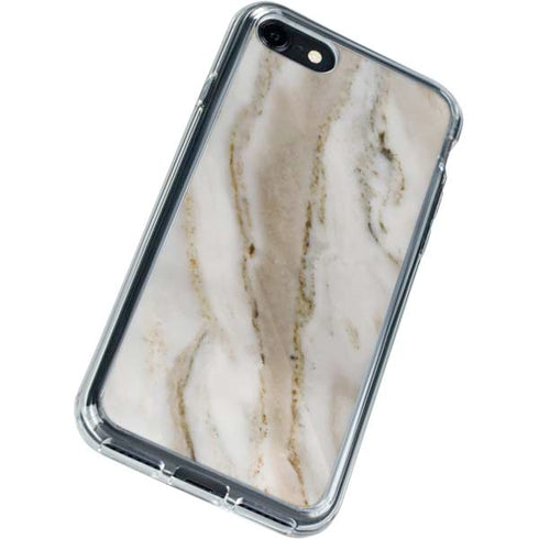 Vanilla Marble iPhone SE (2nd & 3rd Gen) Clear Case