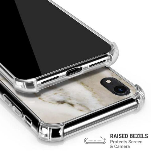 Vanilla Marble iPhone XR Clear Case