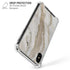 Vanilla Marble iPhone XS Max Clear Case