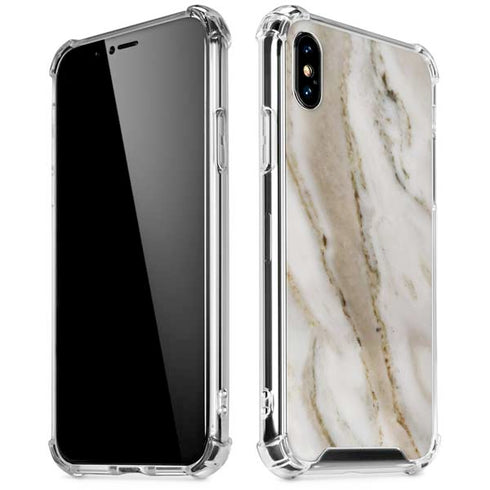 Vanilla Marble iPhone XS Max Clear Case