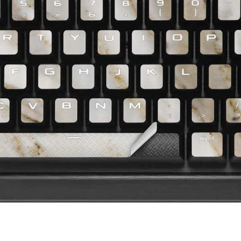 Vanilla Marble K95 RGB PLATINUM Mechanical Gaming Keyboard Skin