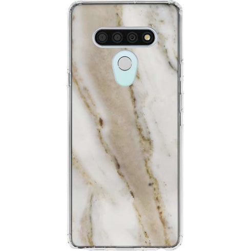 Vanilla Marble LG Stylo 6 Clear Case