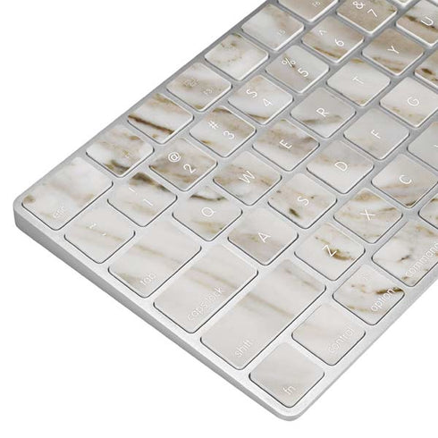 Vanilla Marble Magic Keyboard Skin