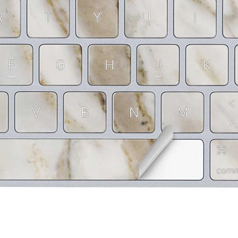 Vanilla Marble Magic Keyboard Skin