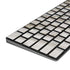 Vanilla Marble Magic Keyboard with Numeric Keypad Skin