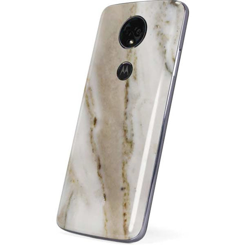 Vanilla Marble Moto E5 Plus Skin