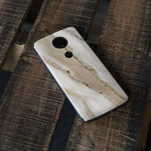 Vanilla Marble Moto E5 Plus Skin