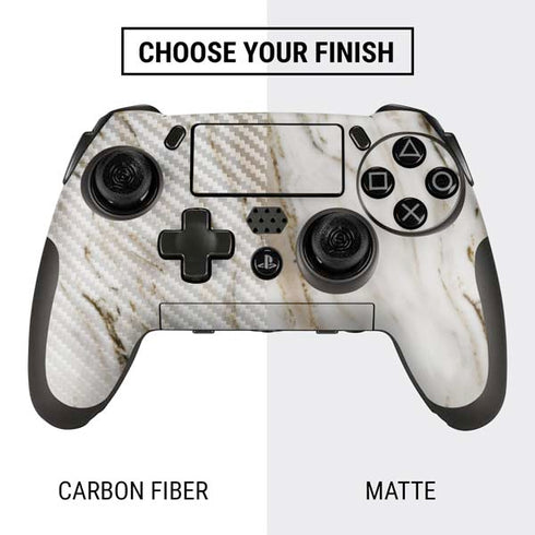 Vanilla Marble PlayStation Scuf Vantage 2 Controller Skin
