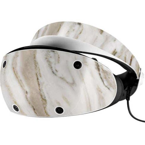 Vanilla Marble PlayStation VR2 Skin