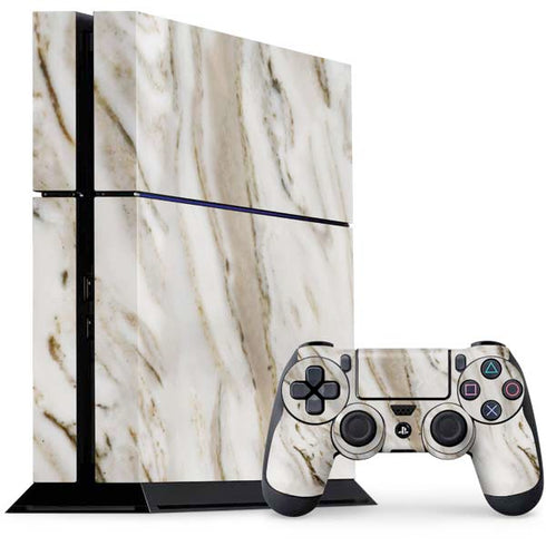 Vanilla Marble PS4 Console and Controller Bundle Skin