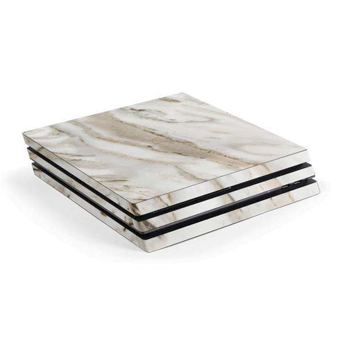 Vanilla Marble PS4 Pro Console Skin