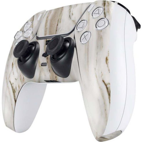 Vanilla Marble PS5 Controller Skin
