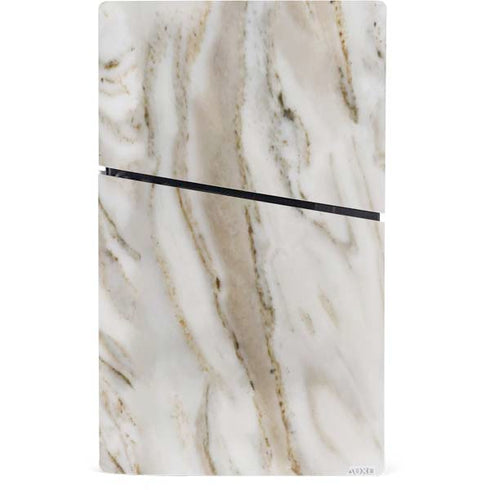 Vanilla Marble PS5 Slim Digital Edition Console Skin