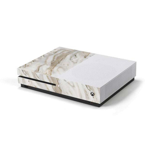Vanilla Marble Xbox One S Console Skin