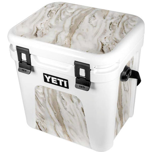 Vanilla Marble YETI Roadie 24 Hard Cooler Skin