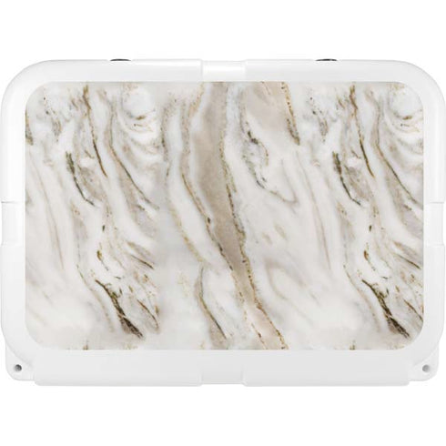 Vanilla Marble YETI Tundra 35 Hard Cooler Skin