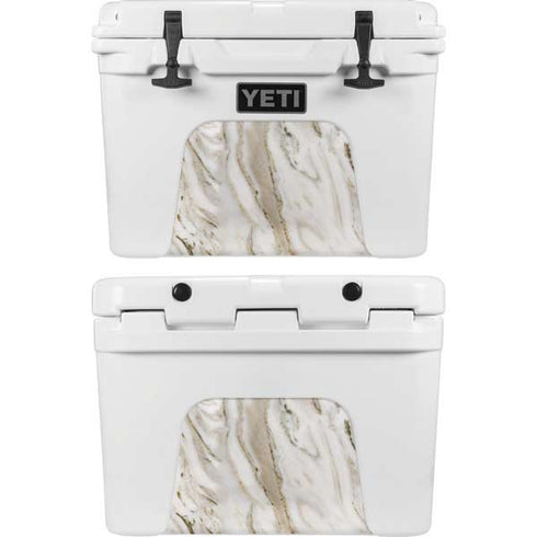 Vanilla Marble YETI Tundra 35 Hard Cooler Skin