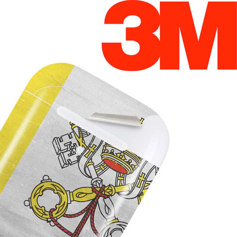 Vatican City Flag Distressed Apple AirPods Skin