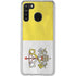 Vatican City Flag Distressed Galaxy A21 Clear Case
