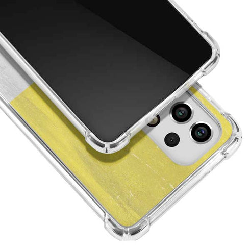 Vatican City Flag Distressed Galaxy A33 5G Clear Case