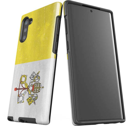 Vatican City Flag Distressed Galaxy Note 10 Pro Case