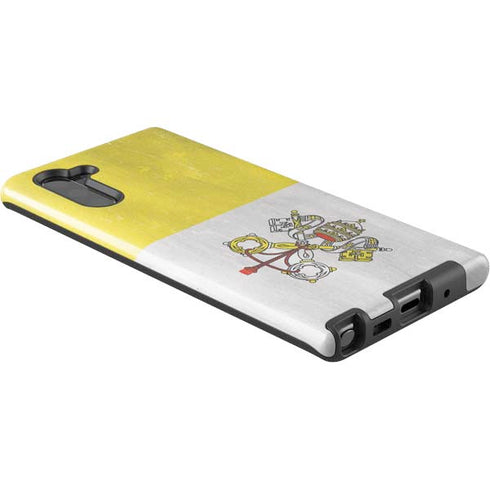 Vatican City Flag Distressed Galaxy Note 10 Pro Case