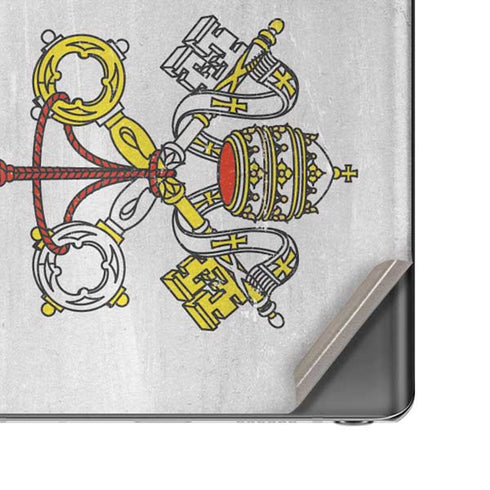 Vatican City Flag Distressed Galaxy Note20 5G Skin