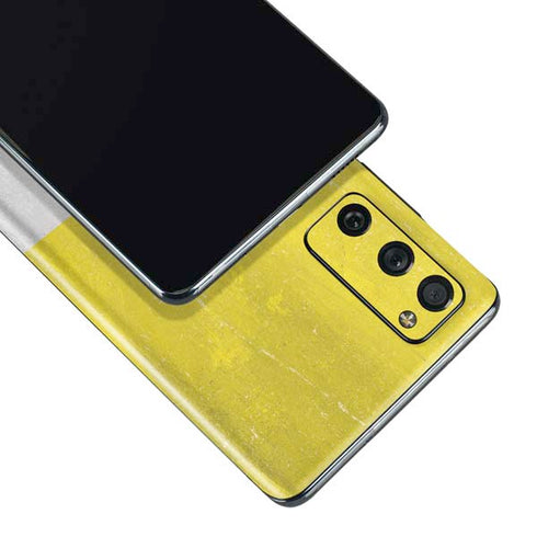 Vatican City Flag Distressed Galaxy S20 Fan Edition Skin