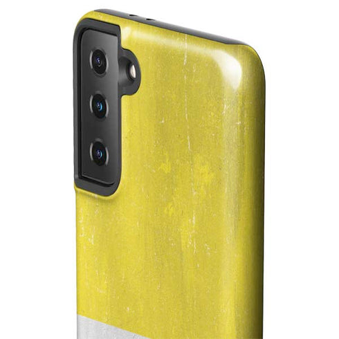 Vatican City Flag Distressed Galaxy S21 FE Pro Case