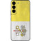 Vatican City Flag Distressed Galaxy S22 Skin