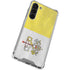 Vatican City Flag Distressed Galaxy S23 Plus Clear Case