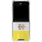Vatican City Flag Distressed Galaxy Z Flip5 5G Clear Case