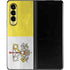 Vatican City Flag Distressed Galaxy Z Fold3 5G Skin