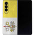 Vatican City Flag Distressed Galaxy Z Fold4 5G Skin