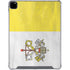 Vatican City Flag Distressed iPad Pro 12.9in (2020) Clear Case
