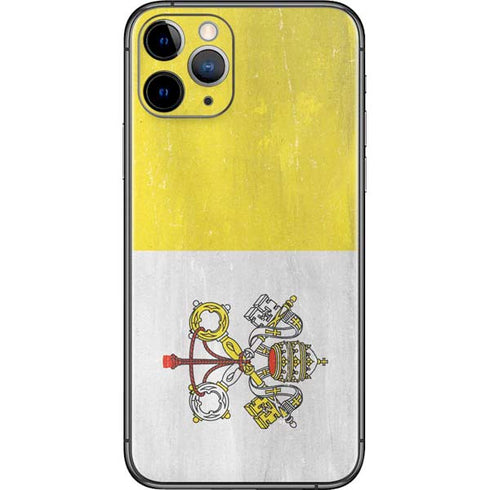 Vatican City Flag Distressed iPhone 11 Pro Skin