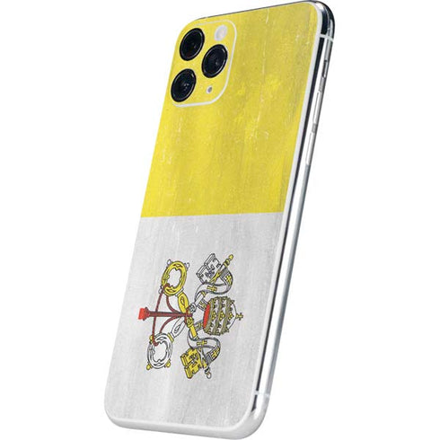 Vatican City Flag Distressed iPhone 11 Pro Skin