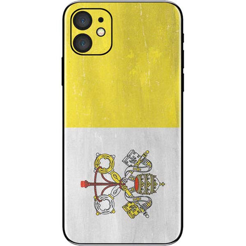 Vatican City Flag Distressed iPhone 11 Skin