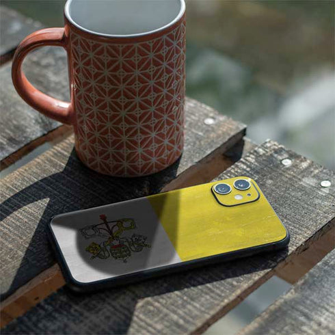 Vatican City Flag Distressed iPhone 11 Skin