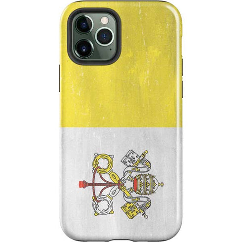 Vatican City Flag Distressed iPhone 12 Pro Max Impact Case