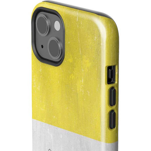 Vatican City Flag Distressed iPhone 14 Plus Impact Case