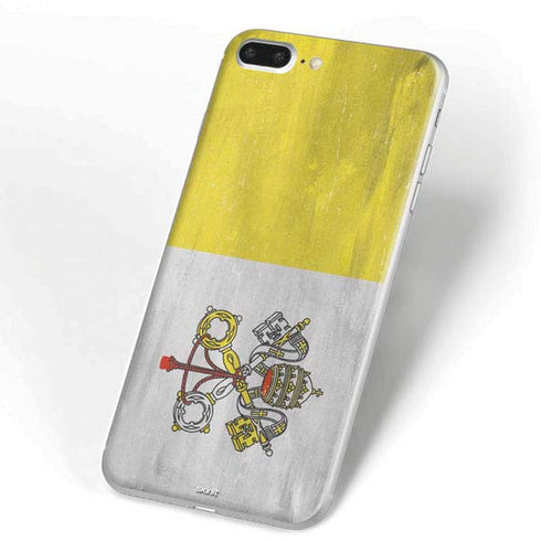 Vatican City Flag Distressed iPhone 7 Plus Skin