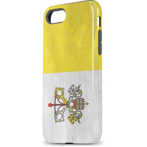 Vatican City Flag Distressed iPhone 7 Pro Case