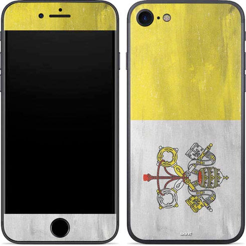 Vatican City Flag Distressed iPhone 8 Skin