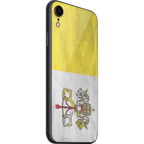 Vatican City Flag Distressed iPhone SE (2nd & 3rd Gen) Skin