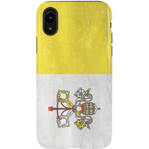 Vatican City Flag Distressed iPhone XR Pro Case